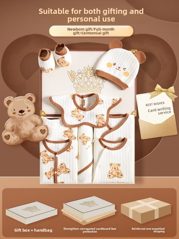 Newborn gift set with baby clothes