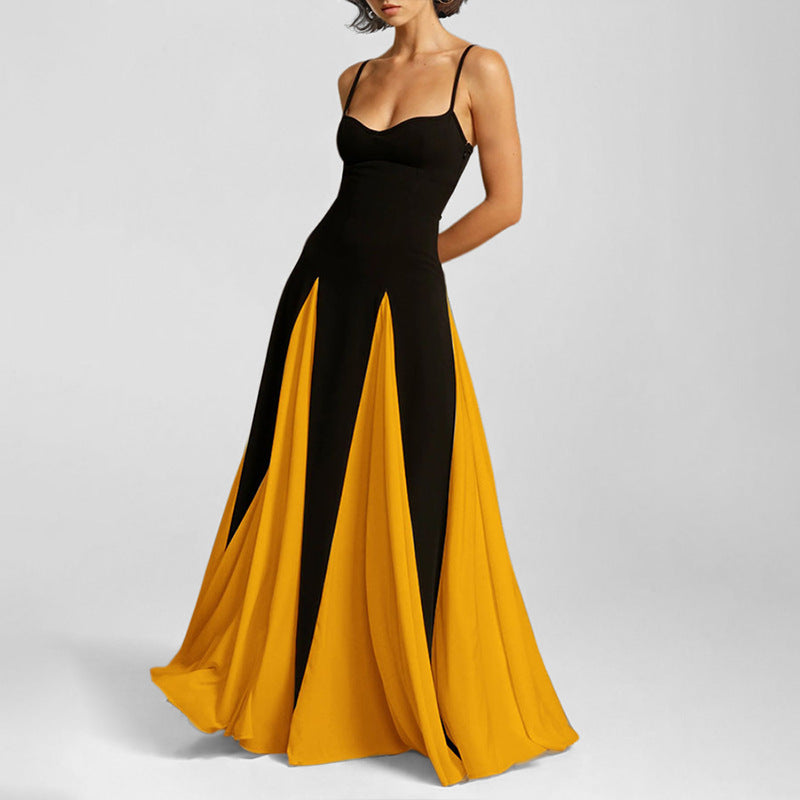 2026 Cross-Border Foreign Trade Women's Clothing European and American Summer New Style Elegant and Sexy Backless Slim-Fit Dress