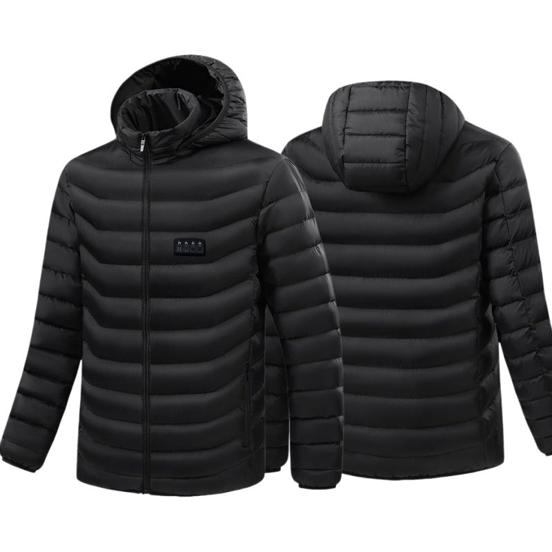 Thermal cotton coat with heating function