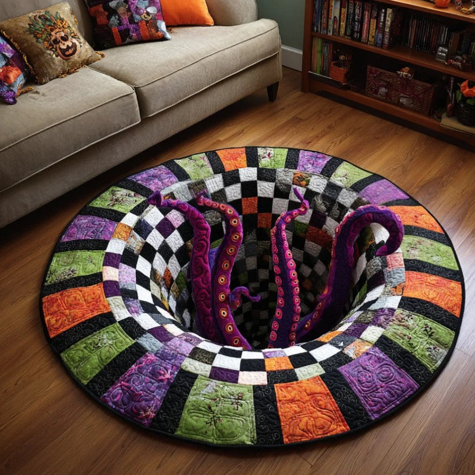 Three-dimensional vision carpet