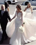 Mermaid OffShoulder Wedding Dress