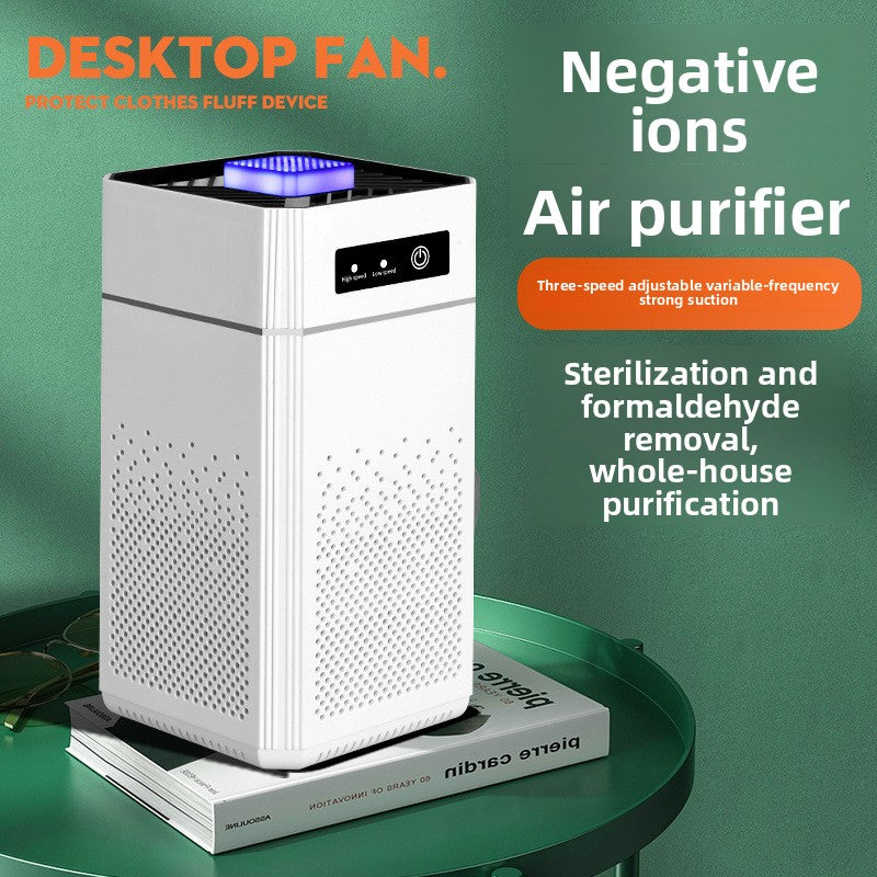 Desktop Air Purifier with Negative Ion Technology
