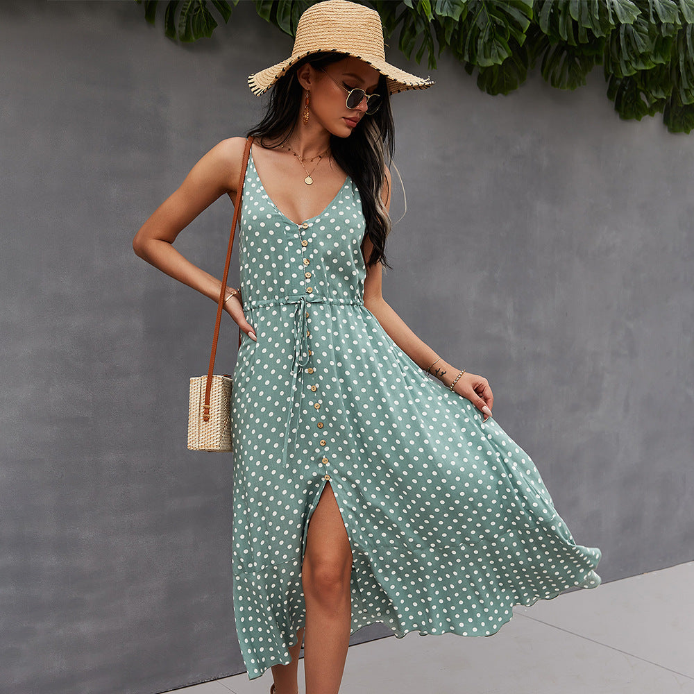 Floral Sleeveless Vest Dress