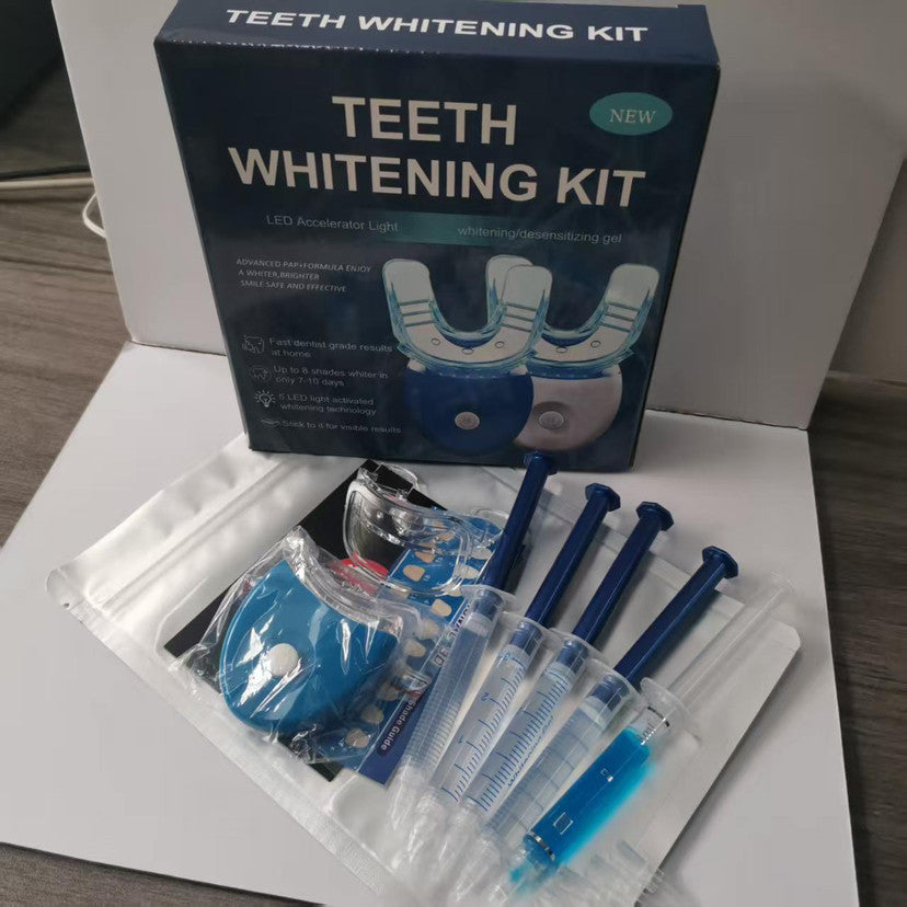 Teeth Whitening Kit with Blue Light