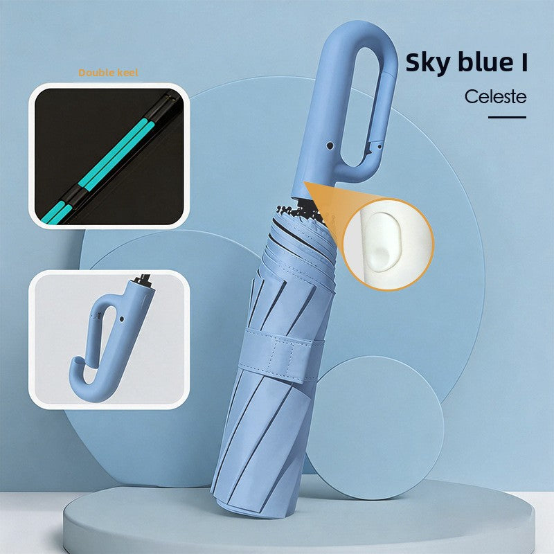 Fully Automatic Umbrella with Ring Handle