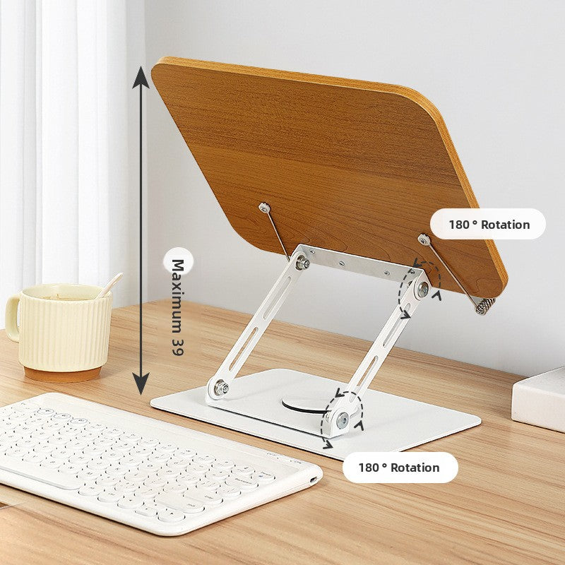 Rotating Wood Grain Reading Stand