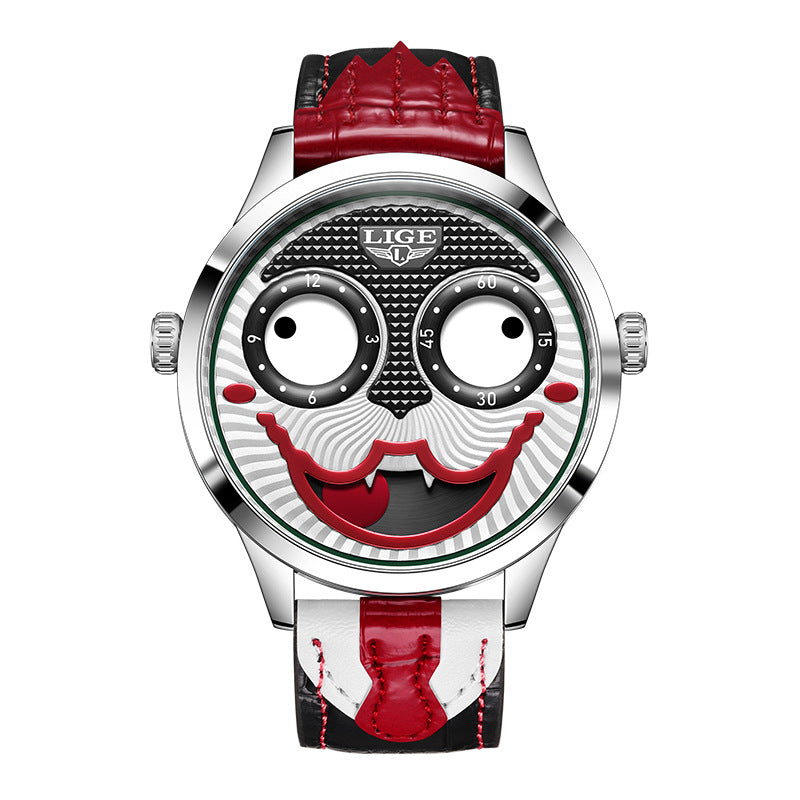 Clown Fashion Waterproof Sports watch