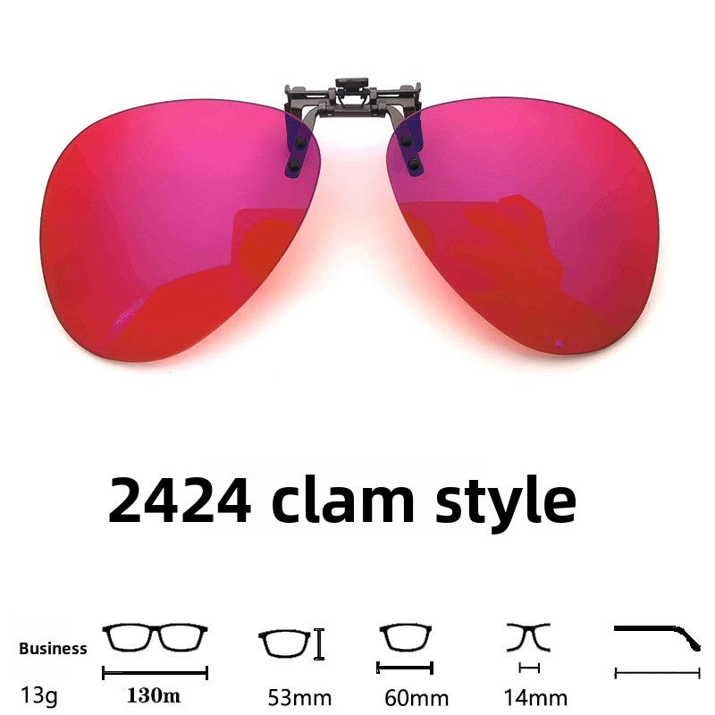 Anti Blue Light Clip On Lenses Flip Up Glasses