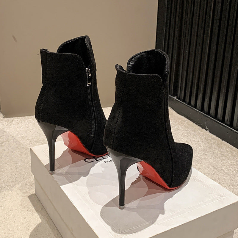 Womens Red Bottom Martin Boots