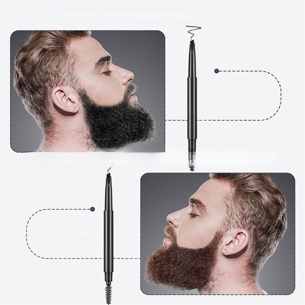 Beard Styling Pen with Brush