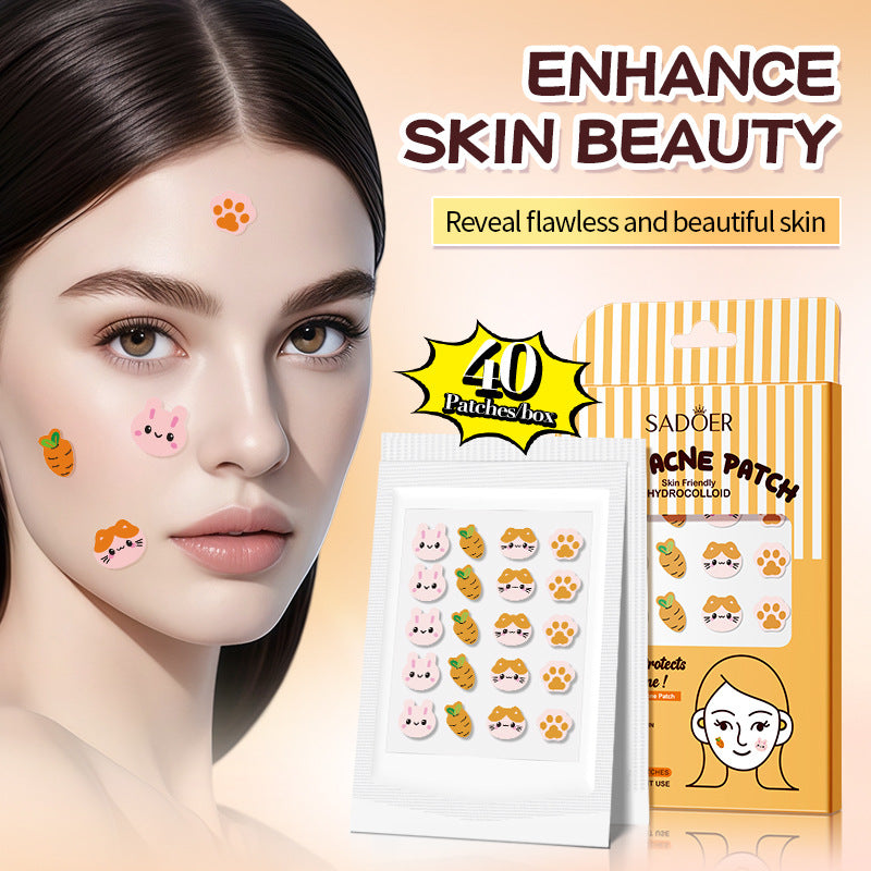 Rabbit and Cat Acne Patches 40 Pieces  Acne Patches