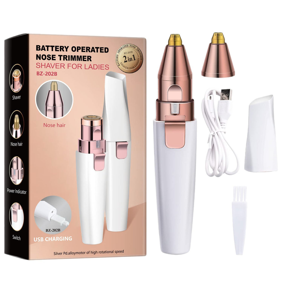 Portable Eyebrow Trimmer Hair Removal Device