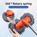 Telescopic Rotating Car Wash Mop with Soft Brush