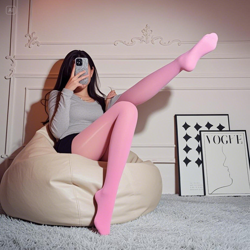 Women 0D Ultra-Thin Horse Oil Infused Glossy Silky Anti-Snag Pantyhose