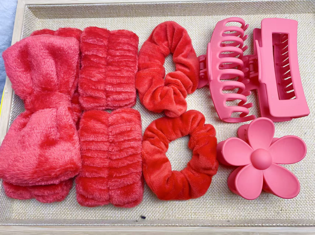 Soft Fabric Hair Accessories Set