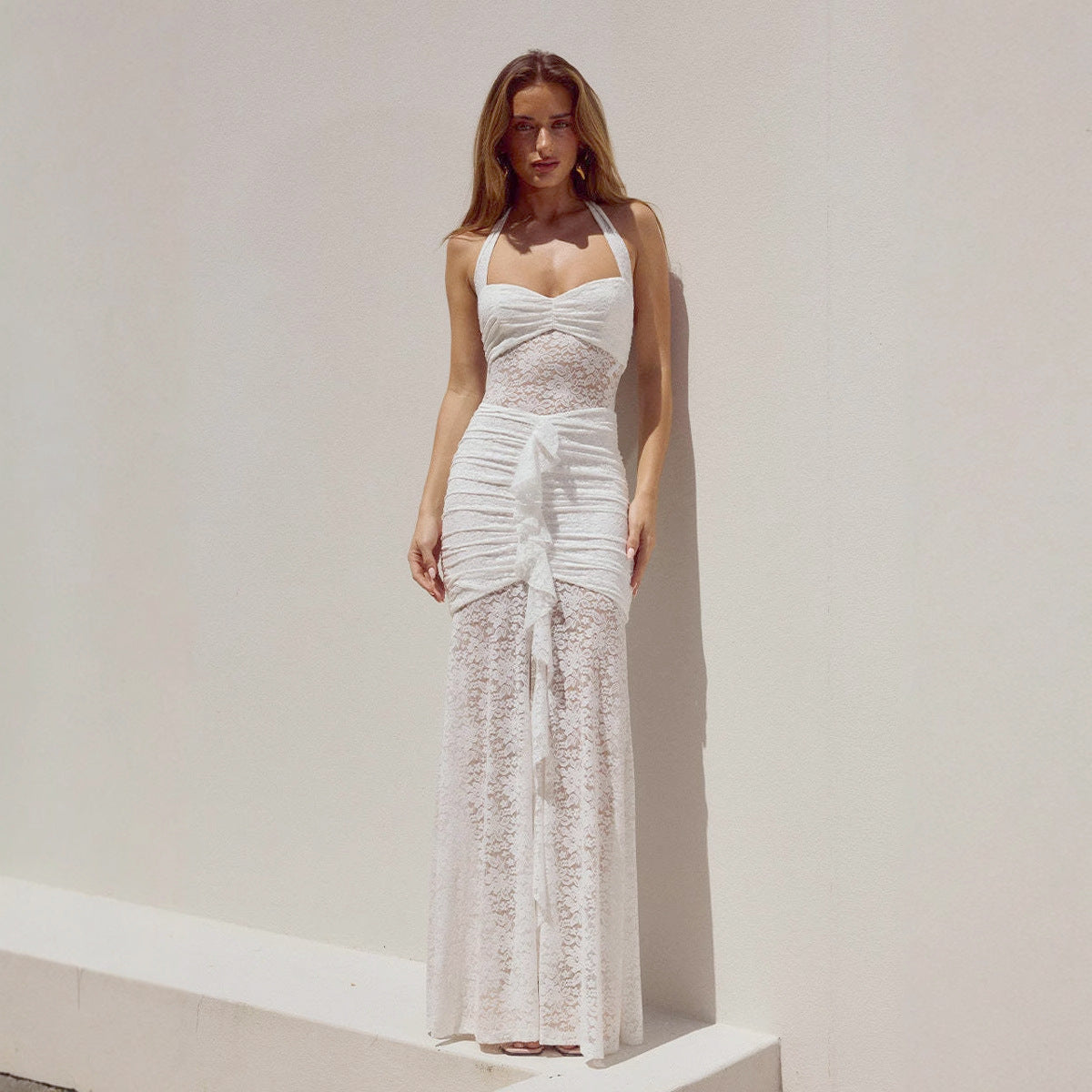 Womens Lace Bodycon Dress