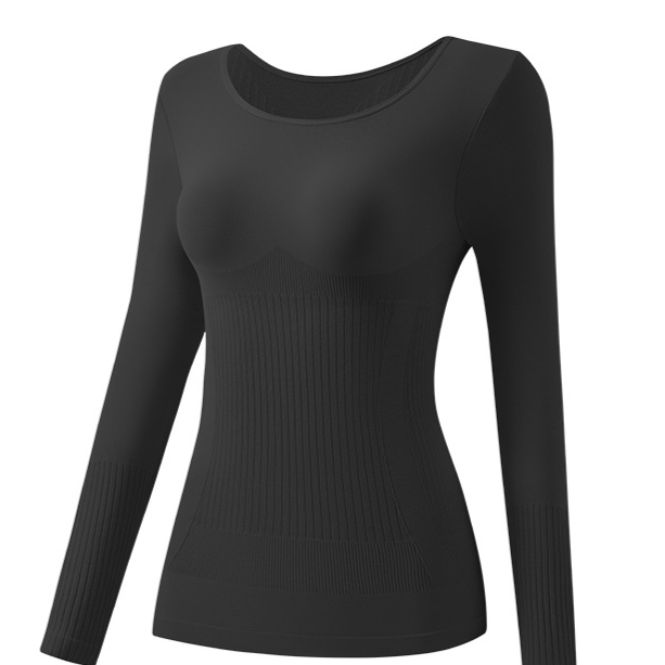 Seamless warm and thick long-sleeved pants
