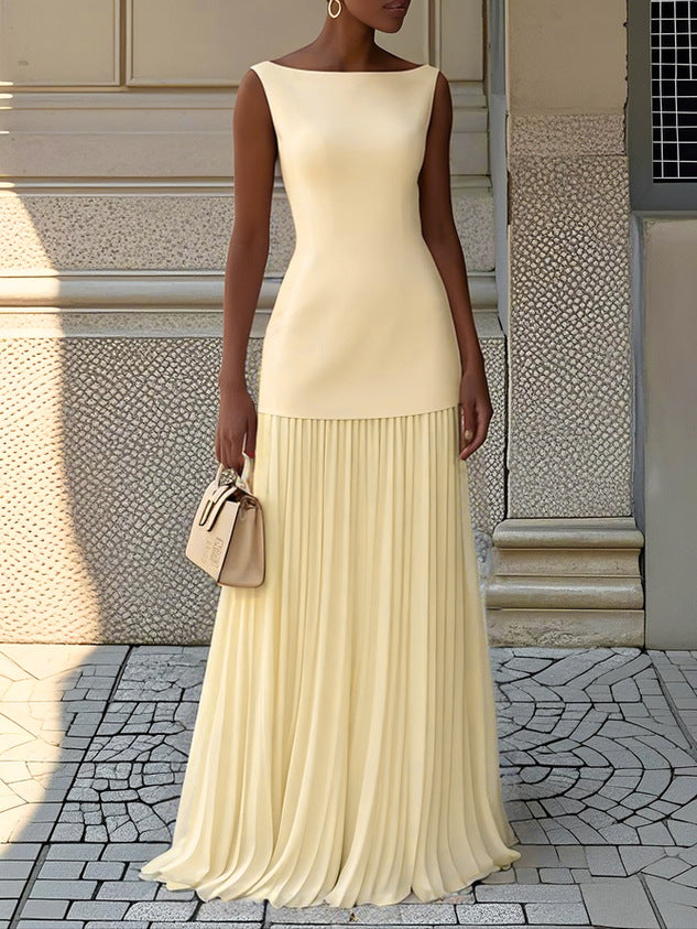 Women's Sleeveless Knit Vest and Skirt Set
