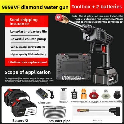 Portable Rechargeable High Pressure Car Washer