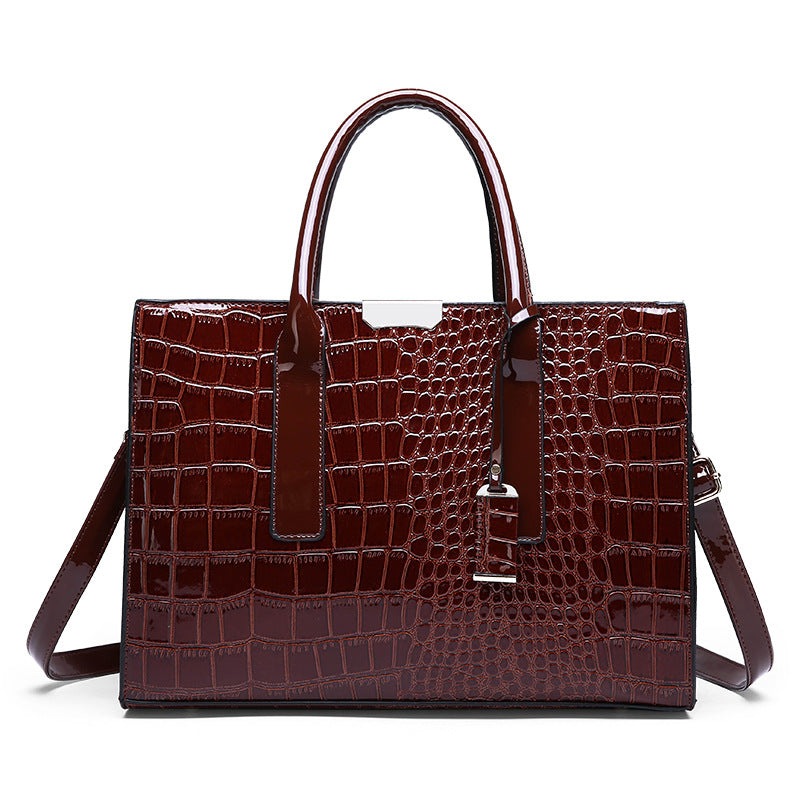 Embossed Bag Three-piece Shoulder Bag Crossbody Handbag