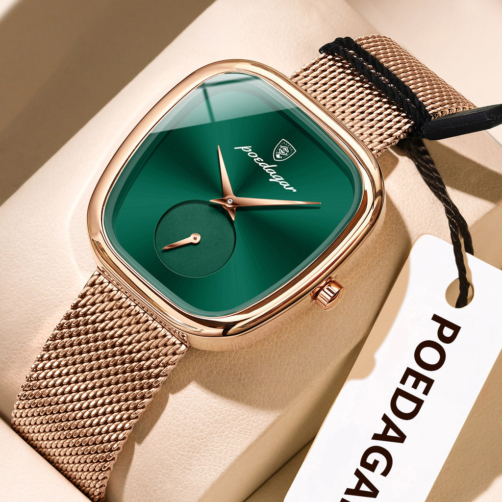 Fashion Quartz Women's Watch with Stainless Steel Mesh Strap