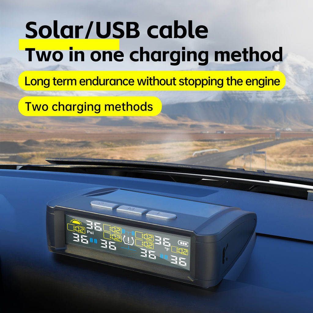 Electronic vehicle-mounted electrical appliances - tire pressure and temperature