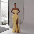 French Style Lace Trim Backless Dress