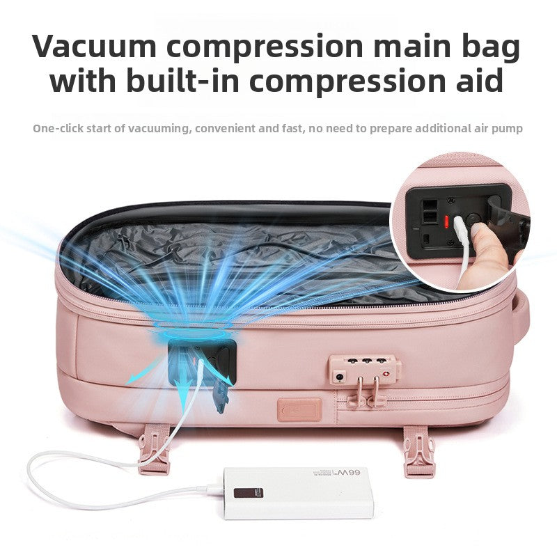 Vacuum Compression Expandable Laptop Backpack