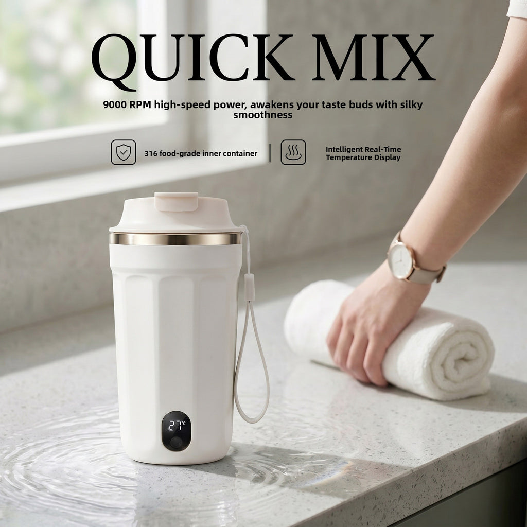 Electric Mixing Cup with Magnetic Base