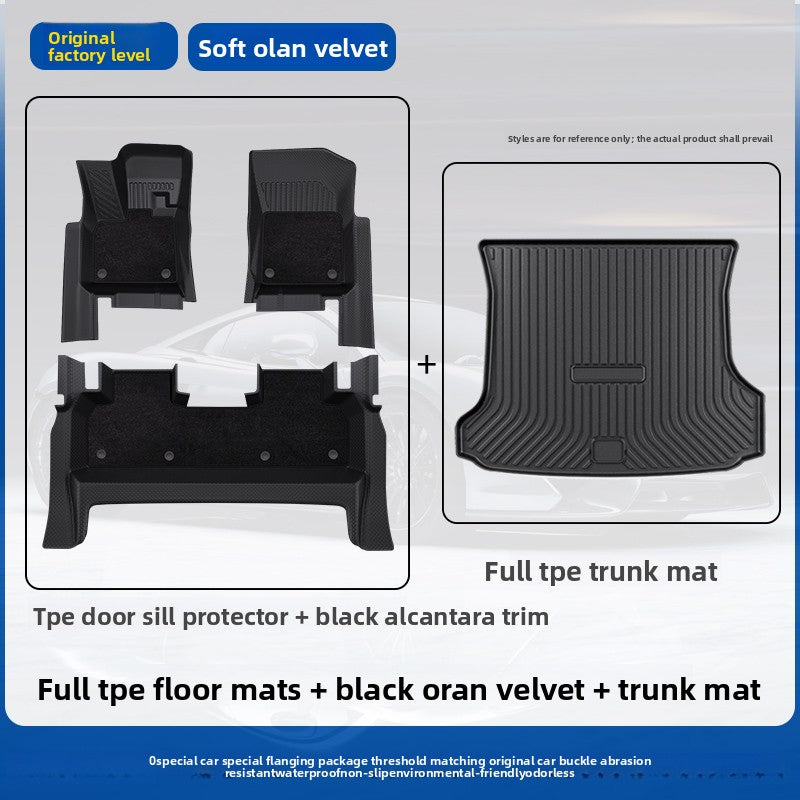 Custom TPE Floor Mats for Toyota Platinum 3X