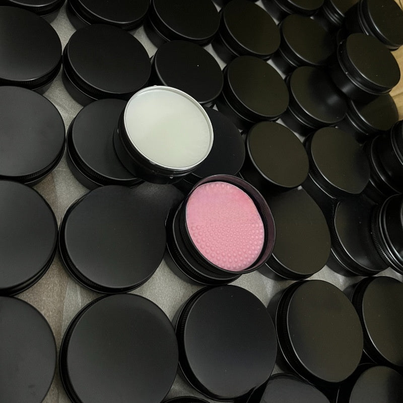 Makeup Brush Cleaning Soap, Silicone Pad