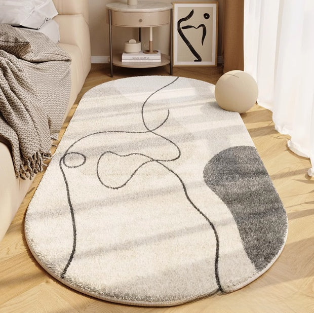 Morandi Imitation Cashmere Carpet Floor Mat
