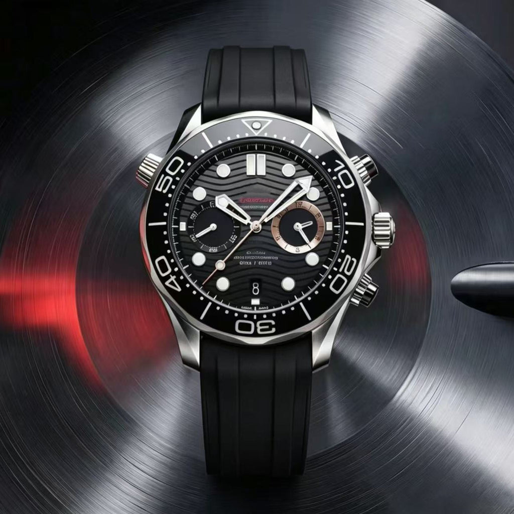 Men's Quartz Chronograph Luminous Diving Watch