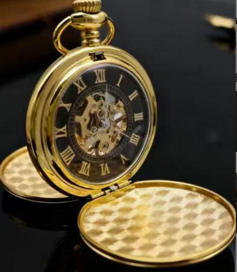Retro Mechanical Pocket Watch Double Cover