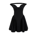 Sleeveless V-Neck Backless A-Line Dress