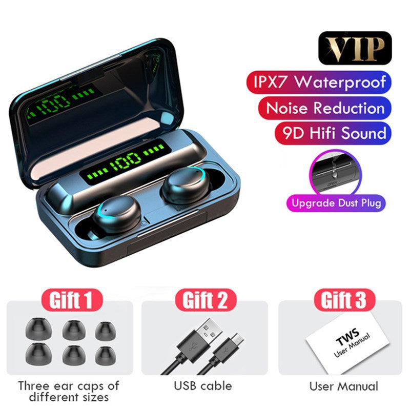 Wireless Bluetooth Earphones with LED Display