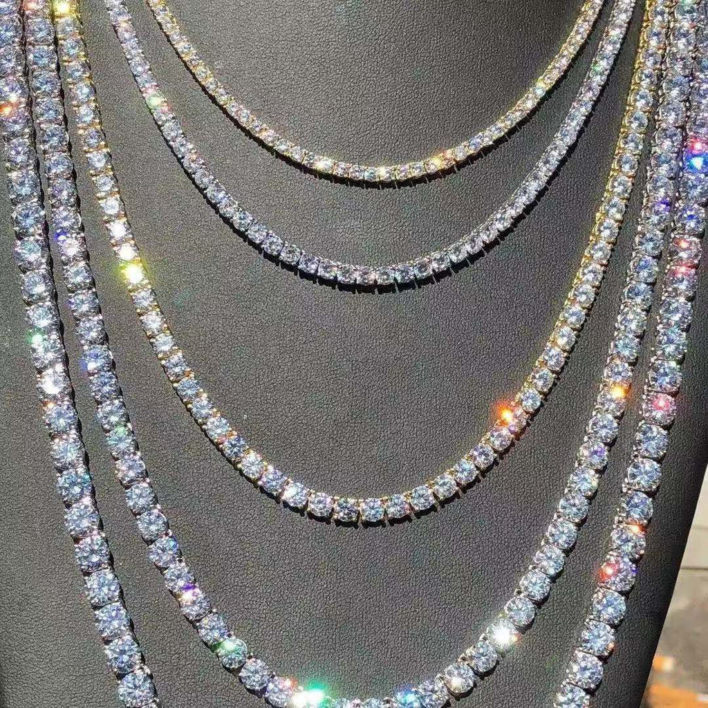 Rhinestone Single Row Necklace