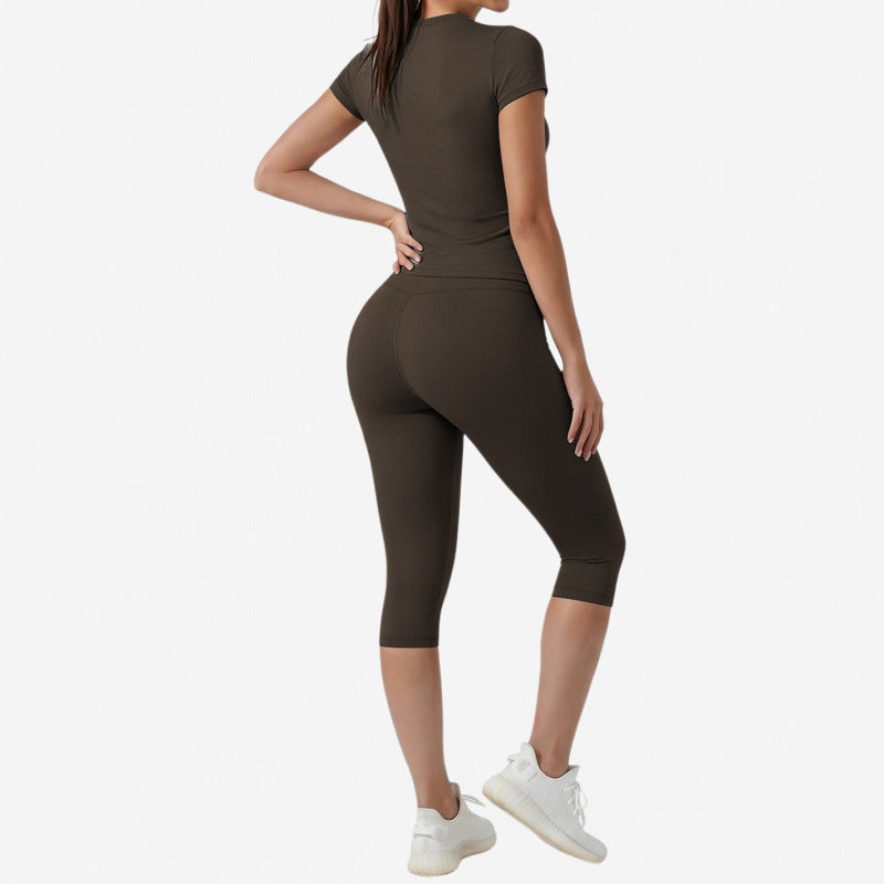 Womens High Waisted Yoga Set