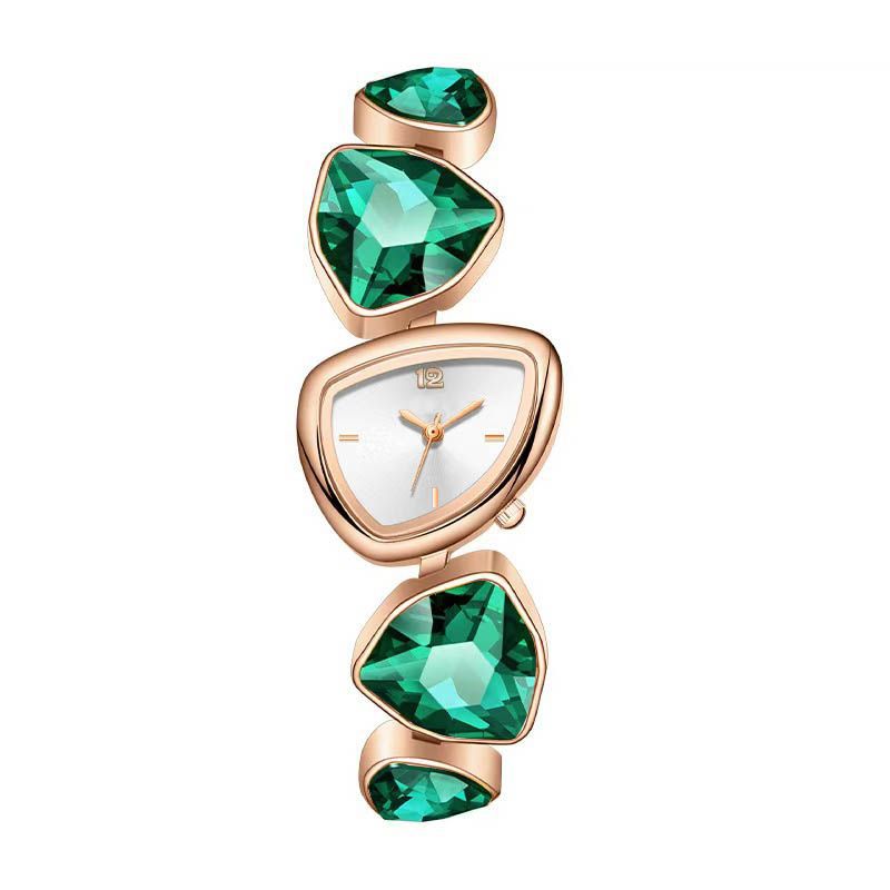 Women's Diamond Accent Quartz Watch with Metal Bracelet