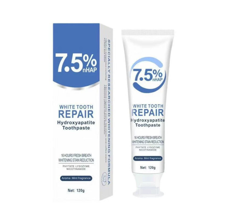 7.5% Hydroxyapatite Whitening Toothpaste