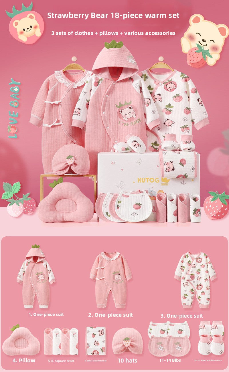Newborn gift set with baby clothes