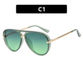 Toad-Shaped Aviator Sunglasses