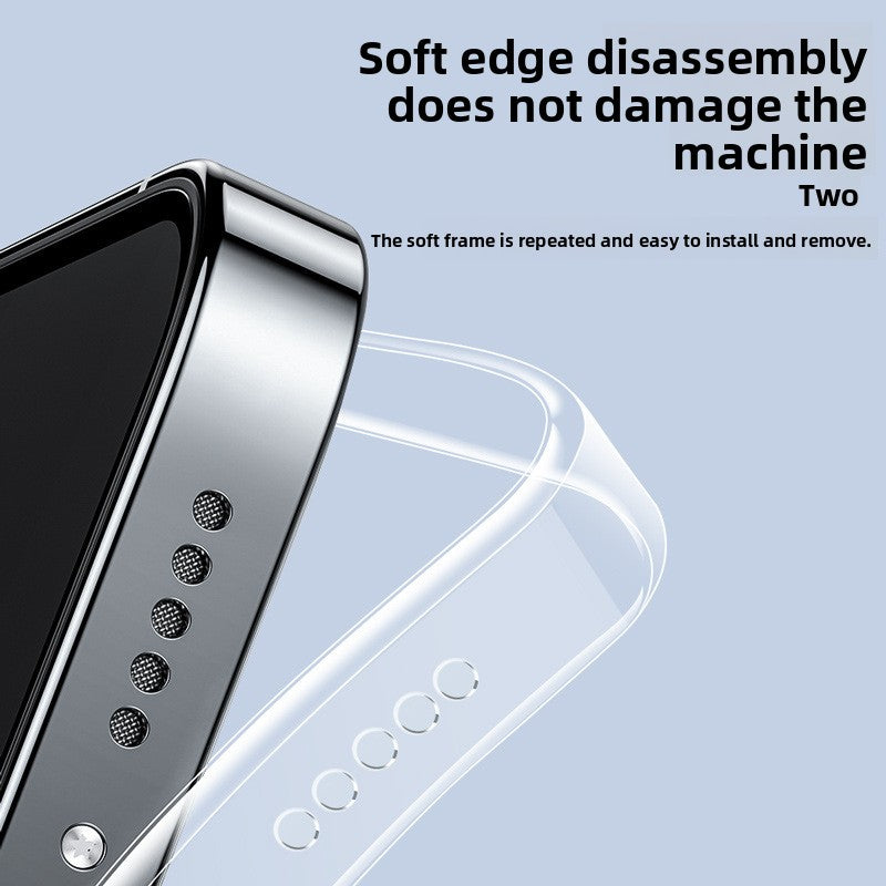 Transparent Silicone Protective Case for Apple Phones
