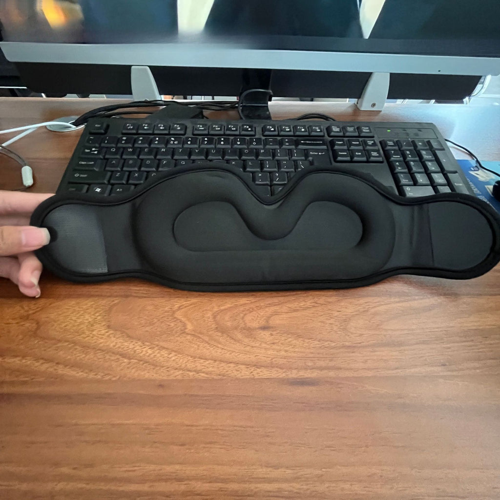 3D Airplane Travel Pillow with Eye Mask