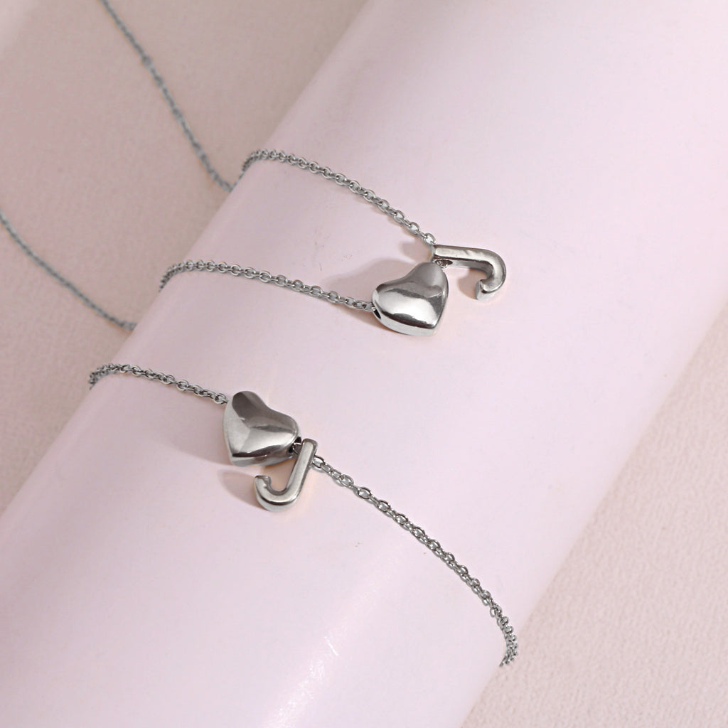 Heart Pendant Titanium Steel Necklace