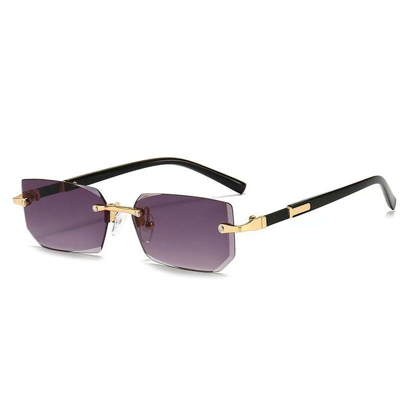 Frameless Metal Sunglasses UV400 Protection