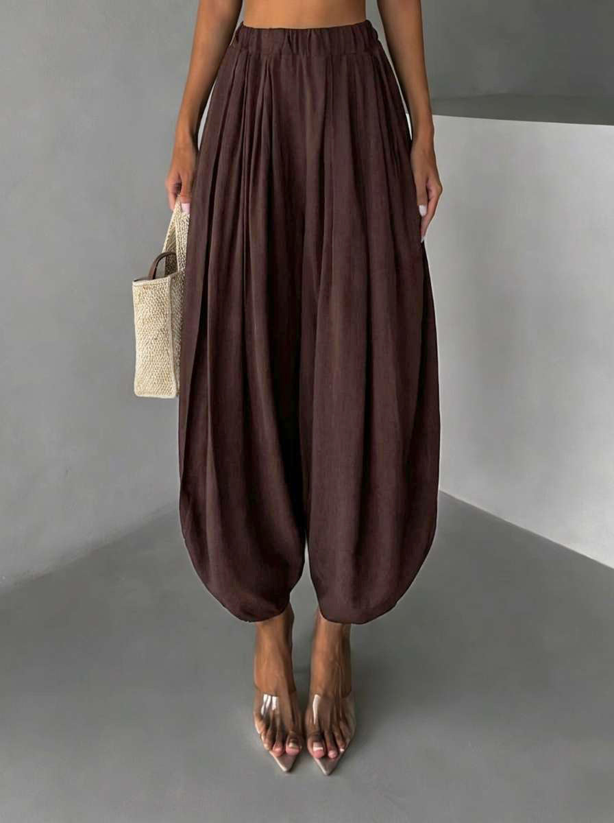Loose-Fitting Harem-Style Air Pants