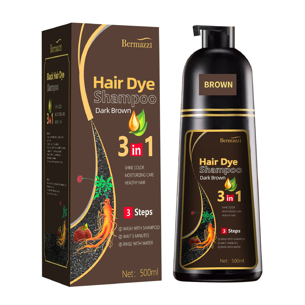 Plant-Based Hair Dye Cream for Gray Coverage