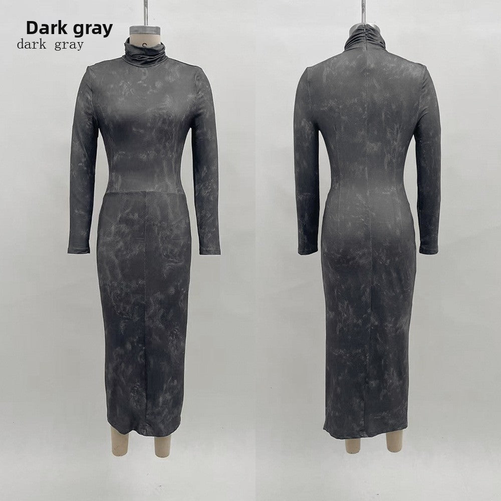 Slim Fit Long Sleeve Dress