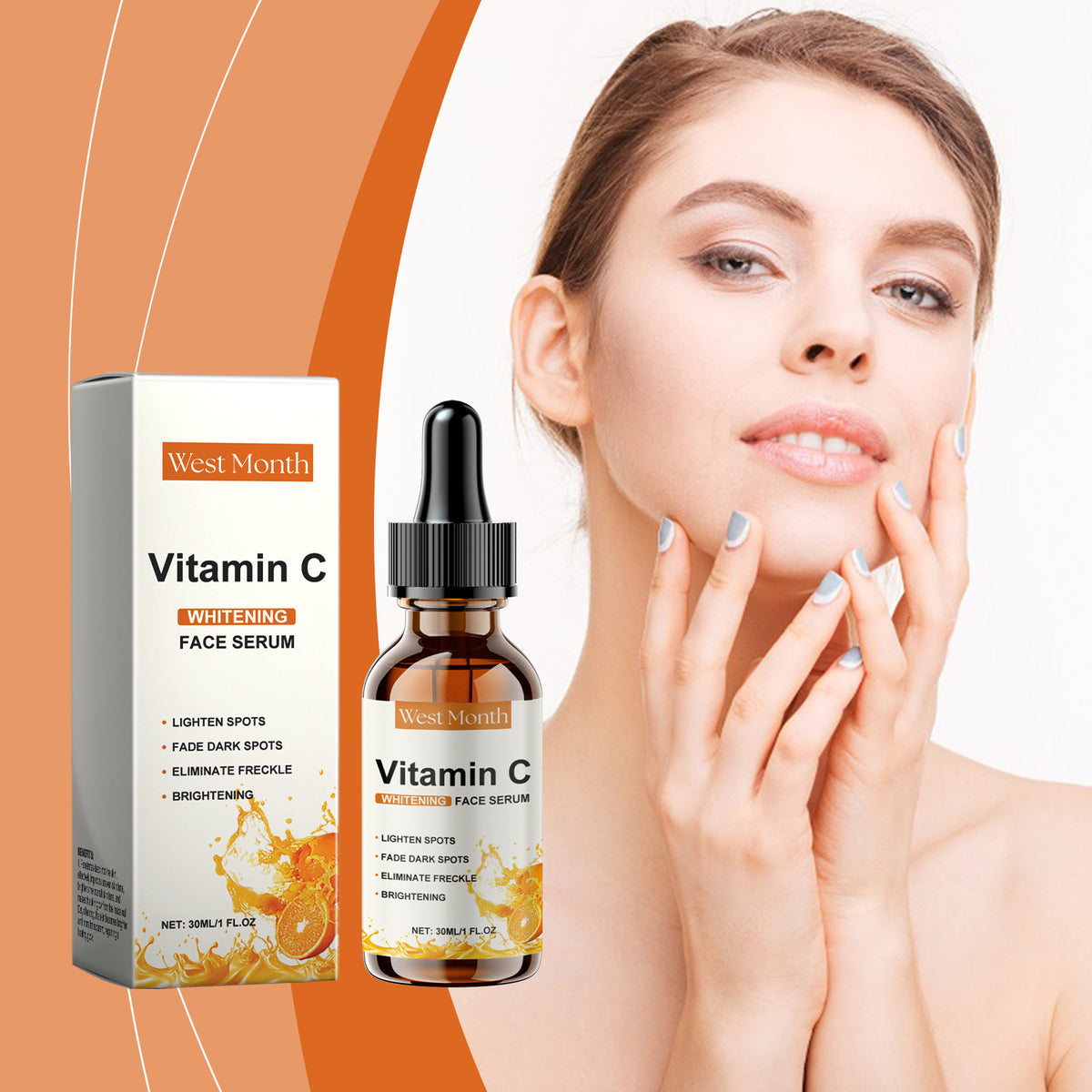 Vitamin C Facial Essence for Moisturizing and Smoothing Skin